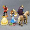 6Pcs/Set 6-10cm  Beauty And The Beast Cartoon GK Model Decor Doll Collection Statue Fashion Adorable Toys Kids Gift