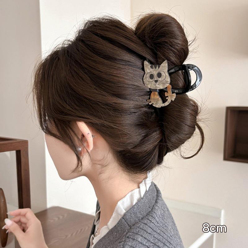 2025 Elegant Large Hair Clip for Women - Chic Shark Design for Thick Hair