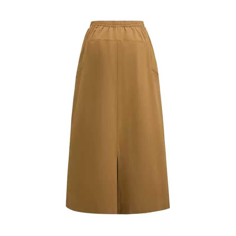 Under Armour Outdoor SS26 Urban Wilderness Series Solid Color Mid-Rise Zipper Casual Long Skirt Women skirts 6014252-253