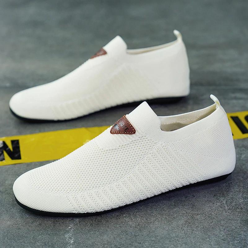 MAEDEF Men's Shoes Breathable Loafers Men Shoes Lightweight Home Bedroom Slippers for Men Comfortable Walking Shoes