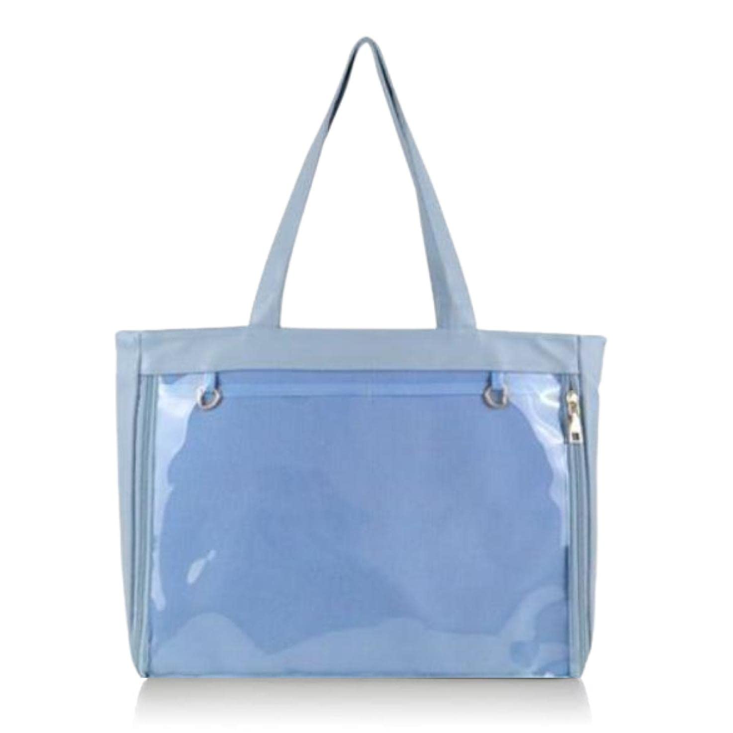 

Ita Bag Tote Bag for Women and Show Ita Light Tin Badge y005 [Teinei Kobo] Men, 2-way Bag, Small, Bag, Simple, Blue, (Light Blue) світло-синій колір