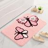 Velvet Bathroom Cashmere Thickening Mat Bath Non-slip Carpets In Wash Basin Bathtub Side Floor Rug Shower Room Doormat Memory Foam 3D Pad