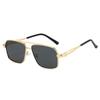 Vintage Square Sunglasses Men Fashion Gradient Multi-color Casual Shades Women Trendy Brand Design Oversized Sun Glasses