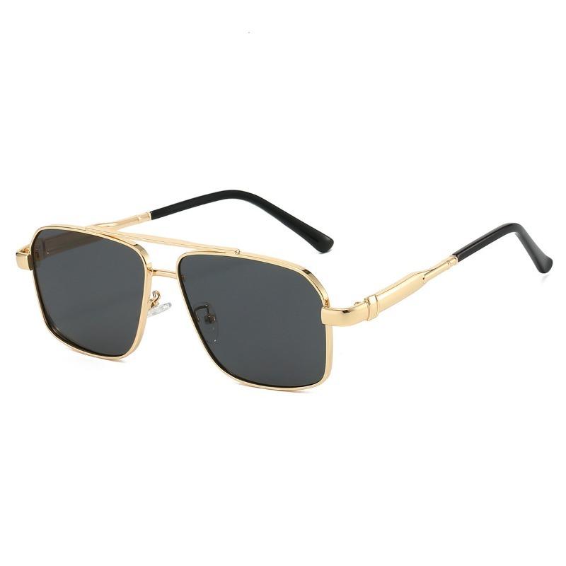 Vintage Square Sunglasses Men Fashion Gradient Multi-color Casual Shades Women Trendy Brand Design Oversized Sun Glasses