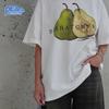 Fresh avocado printed T-shirt Women's Clothing 100% cotton T-shirt Summer Fashion Casual Comfy Short Sleeve Top Crewneck T-shirt