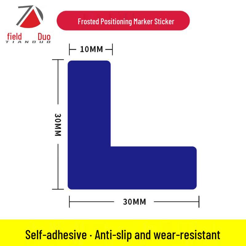 L-Shaped 6S/5S Management Positioning Stickers
