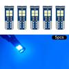 5pcs/10pcs /15pcs T10 W5W LED HD Bulbs 168 194 12V Car Interior Dome Reading Trunk License Plate Lamp Door Light White Blue Pink