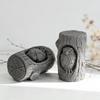 Non-Stick Owl Stump Candle Mould Realistic 3D Animal Silicone Candle Mold for Wax Concrete Clay Epoxy Resin Mold Home Decoration