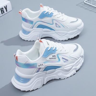 Platform Shoes Women Sneakers Autumn 2024 New Running Sports Shoes Casual Breathable White Wedges Sneaker Designer Women Shoes