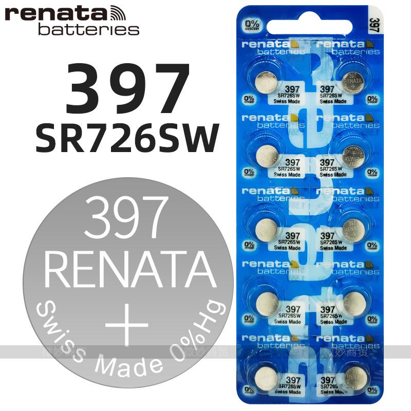 Swiss Renata Watch Button Batteries: 377, 364, 321, 371