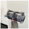 Sweet Plaid Bag, Foreign Style Cute Messenger Bag 2025 New Spring Fresh College Style Shoulder Small Square Bag