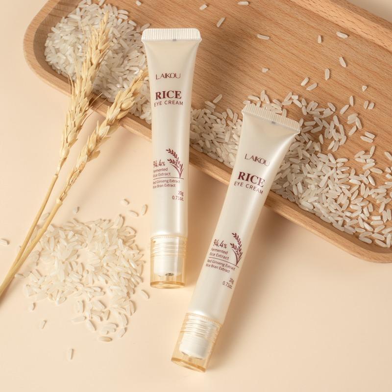LAIKOU Crema Contorno Occhi all'Olio di Riso Idratante con Estratto di Erbe