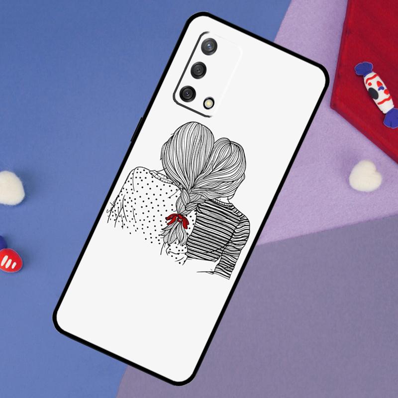 

Best Friends BFF Matching Case For Oppo A17 A60 A40 A80 A16 A76 A96 A98 A58 A78 A18 A38 A57 A74 A54 A94 A15 A5 A6 Pro OPPO A15
