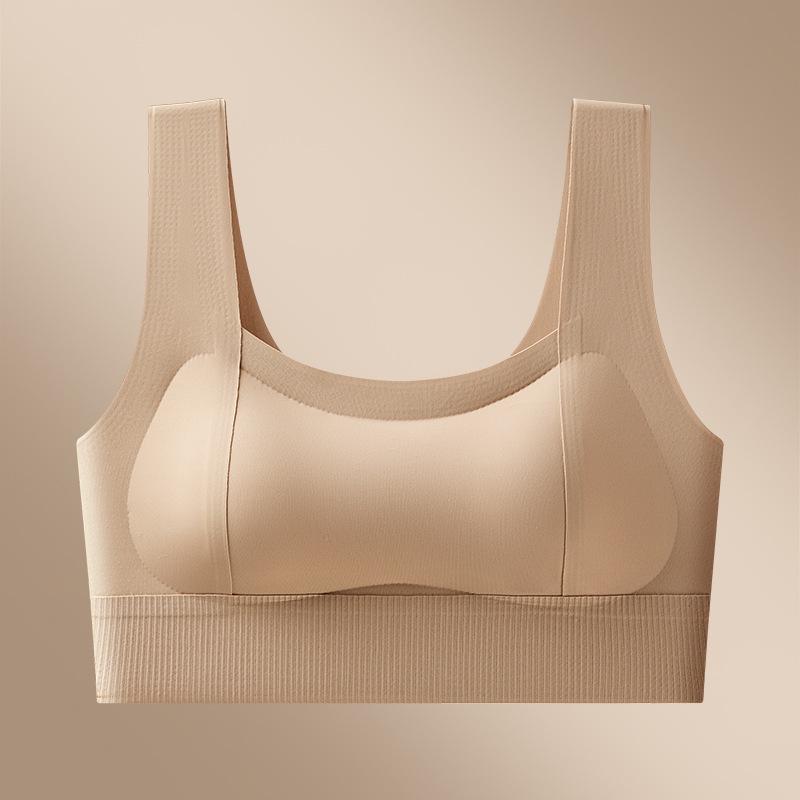 Tila Seamless Shaping Bra: Wire-Free, Wide Straps, Anti-Sagging, Small Chest Support for Women.