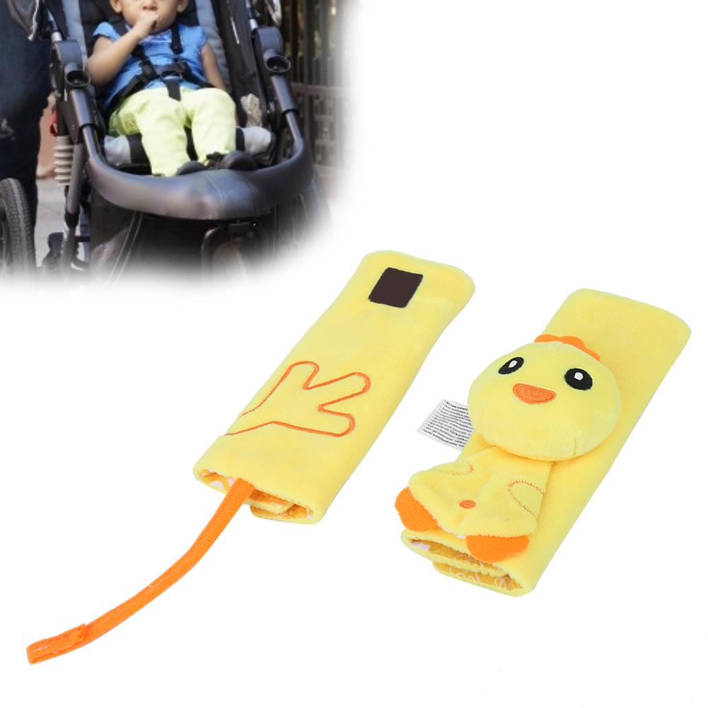 2pcs Cartoon Car Seat Belt Covers Shoulder Strap Pads Seat Belt Protectors Harness Covers for