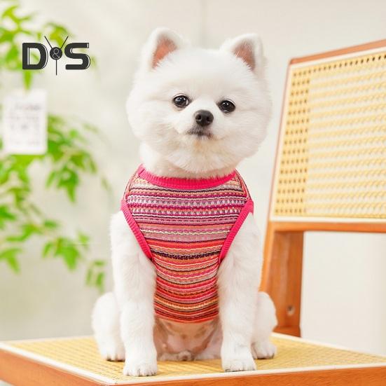 Dog Shirts Summer Sleeveless Pet Vest Breathable Hollow Cooling Clothes Pet Outfit for Small Dogs And Cats