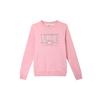 Nike Sportswear Club SS25 Fleece Logo Letter Crew Neck Long Sleeve Sweatshirt Women sweatshirt Element-Pink Stone-Flower HJ0981-699