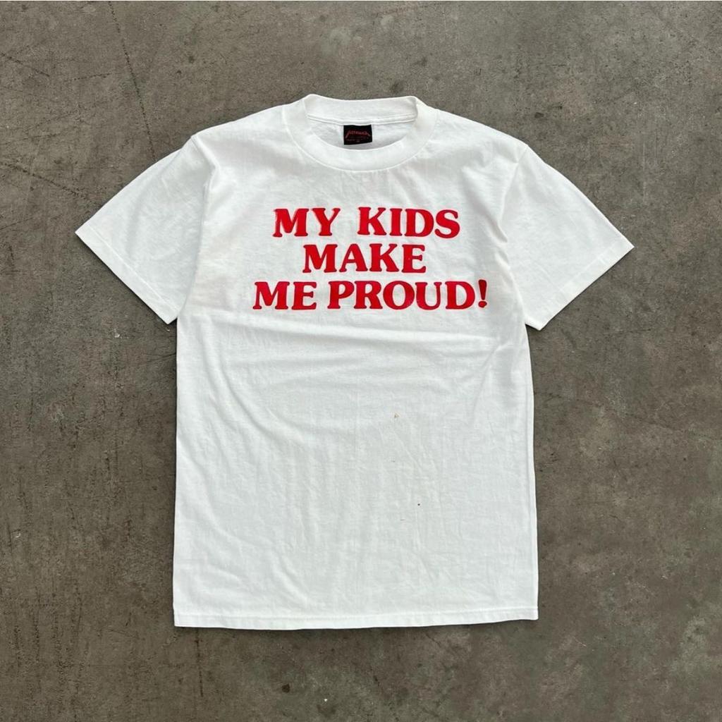New Letter Printed Round Neck Short-Sleeved T-Shirt for Men and Women