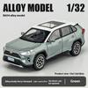 1/32 alloy Toyota RAV4 car toy model, exquisite desktop ornaments, best collection for car model enthusiasts, Halloween gifts