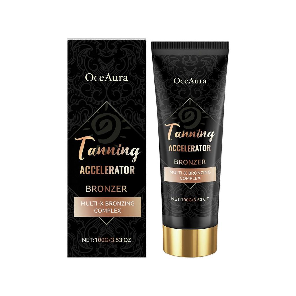 Oceaura Krem do przyciemniania skóry Outdoor Letni, Wzmacniający opaleniznę, Przyciemniający, Zmiękczający i Rozświetlający Krem do Pielęgnacji Skóry Ciała
