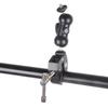 Heavy Duty Metal Double Ball Head Arm Clamp With 1/4 And 3/8 Thread For DSLR Camera Bike Handlebar