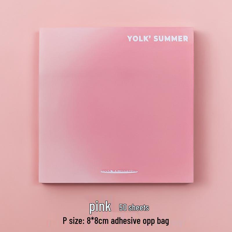 Gradient Yolk Reusable Adhesive Sticky Notes for Journaling & Messages