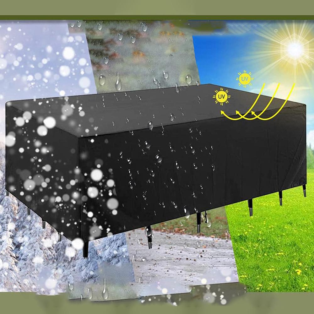200 Misure Copertura Arredo Esterno Protezione UV Terrazza Giardino Copertura Polvere Sedia Tavolo Protettore