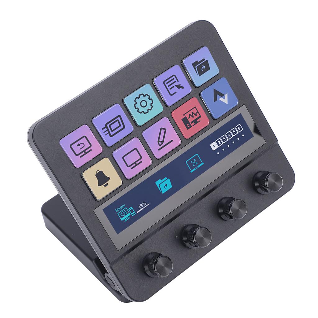 Yayın Kontrolcüsü Görsel Klavye Yayın için Oyun Kontrolcüsü Özelleştirilebilir 10 LCD ile