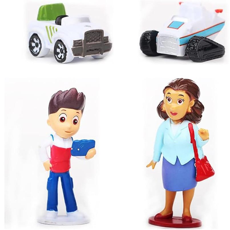 Omelivon 11-Piece Paw Patrol Figurine Set, Multicolor Decor Action Figures, Kids Toy Collection