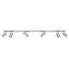 Ring Ceiling Lamp 6L Gray