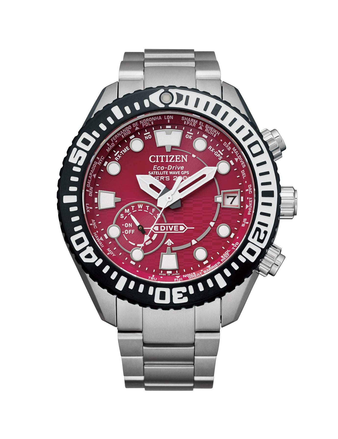 

Watch Promaster JOUNETSU COLLECTION World Limited 800 pieces GPS Satellite Radio Watch F158 Silver [CITIZEN] Diver s Eco-Drive CC5005-68Z Men s