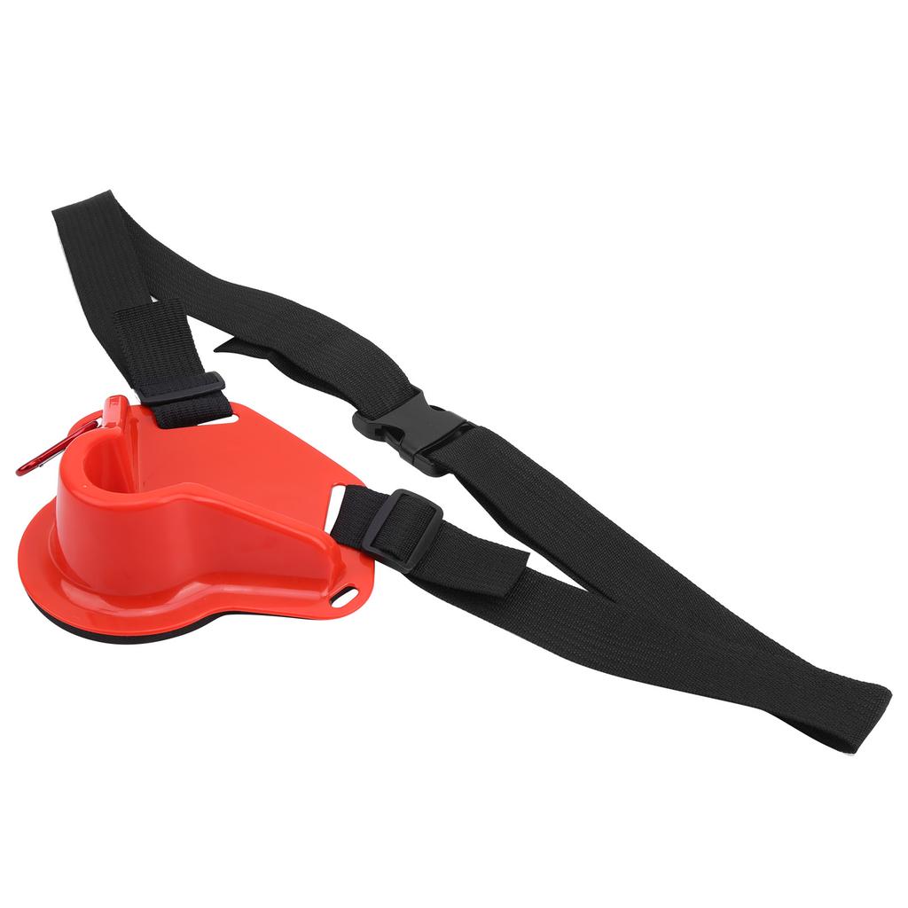 Portable Sea Rod Belly Top Belt Fishing Rod Pole Support Accessory for Boat Fishingred