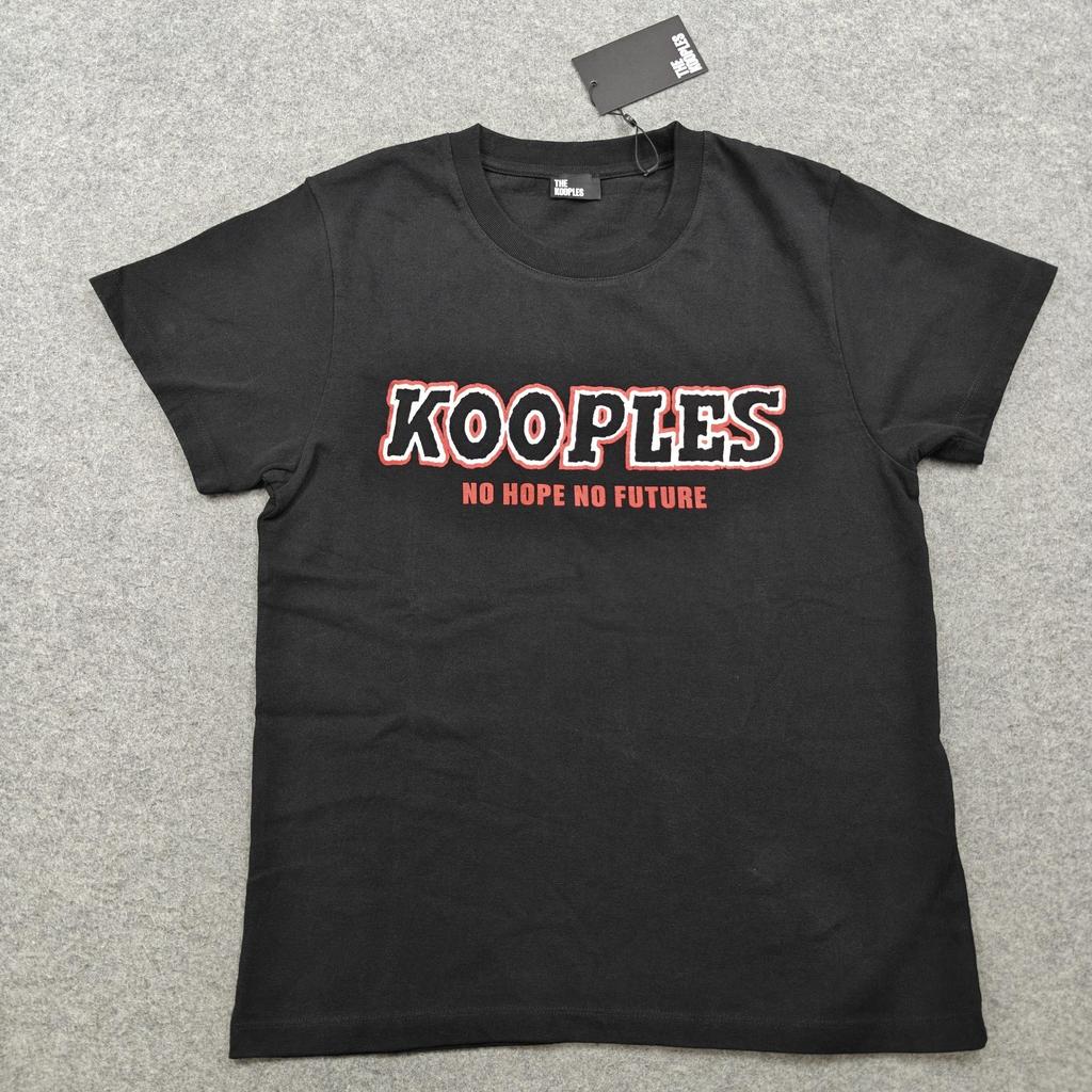 The Kooples Shirt Womens Medium Black Kooples No Hope No Future Graphic Tee New