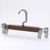 5pcs Solid Wood Pants Rack Clip Wooden Clothing Store Household Pants Hanging Wooden Pants Hanging Hanger Non-Marking Skirt Clip Hanger With Clip