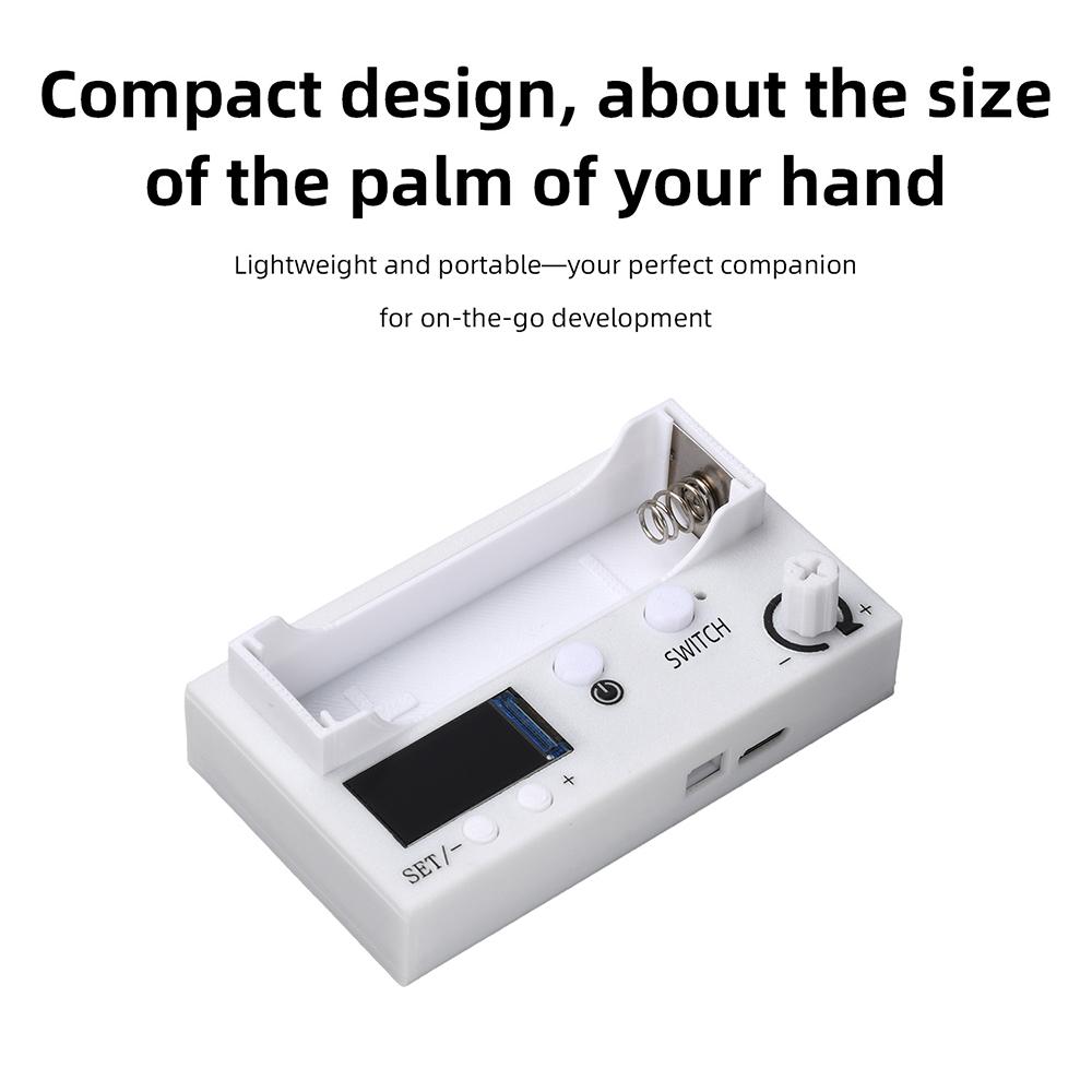 0.6V-25.6V TFT Color Screen Mini Power Supply Buck Boost Power Supply Converter 18650 Battery Voltage Current Display Module