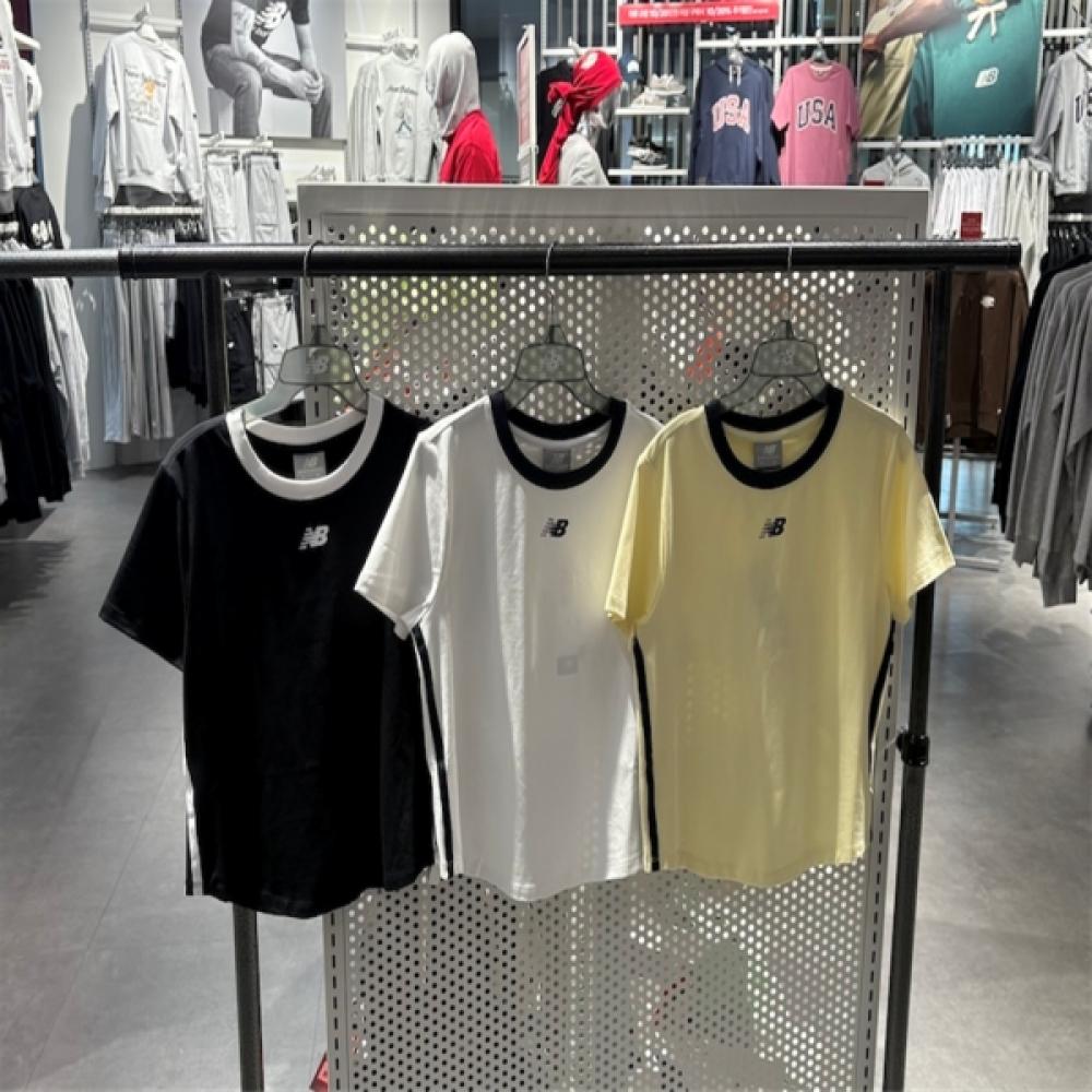

New Balance Women Track Crop Ringer T shirT Bb Nbnegcw262 3.NBNEGCW26231/M