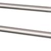 Double Towel Bar Plastic Stainless Steel Bath Towel Rack for Bathroom Double Towel Holder Wall Mount Towel Hanger