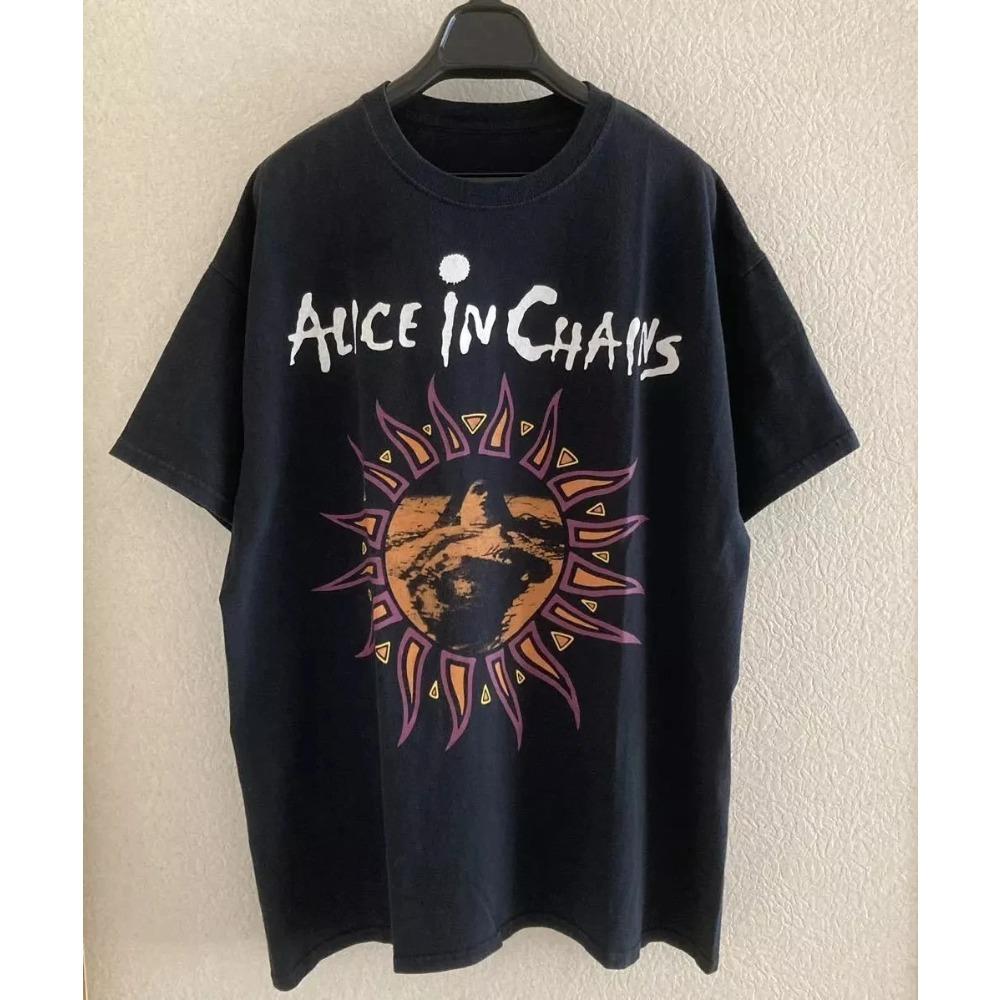 Vendita Calda Alice in Chains Dirt Retro Carbone Unisex Poster Stampa Grafica Maglietta Uomo Donna Manica Corta Estate Nuova Maglietta Larga Casual Oversize Top