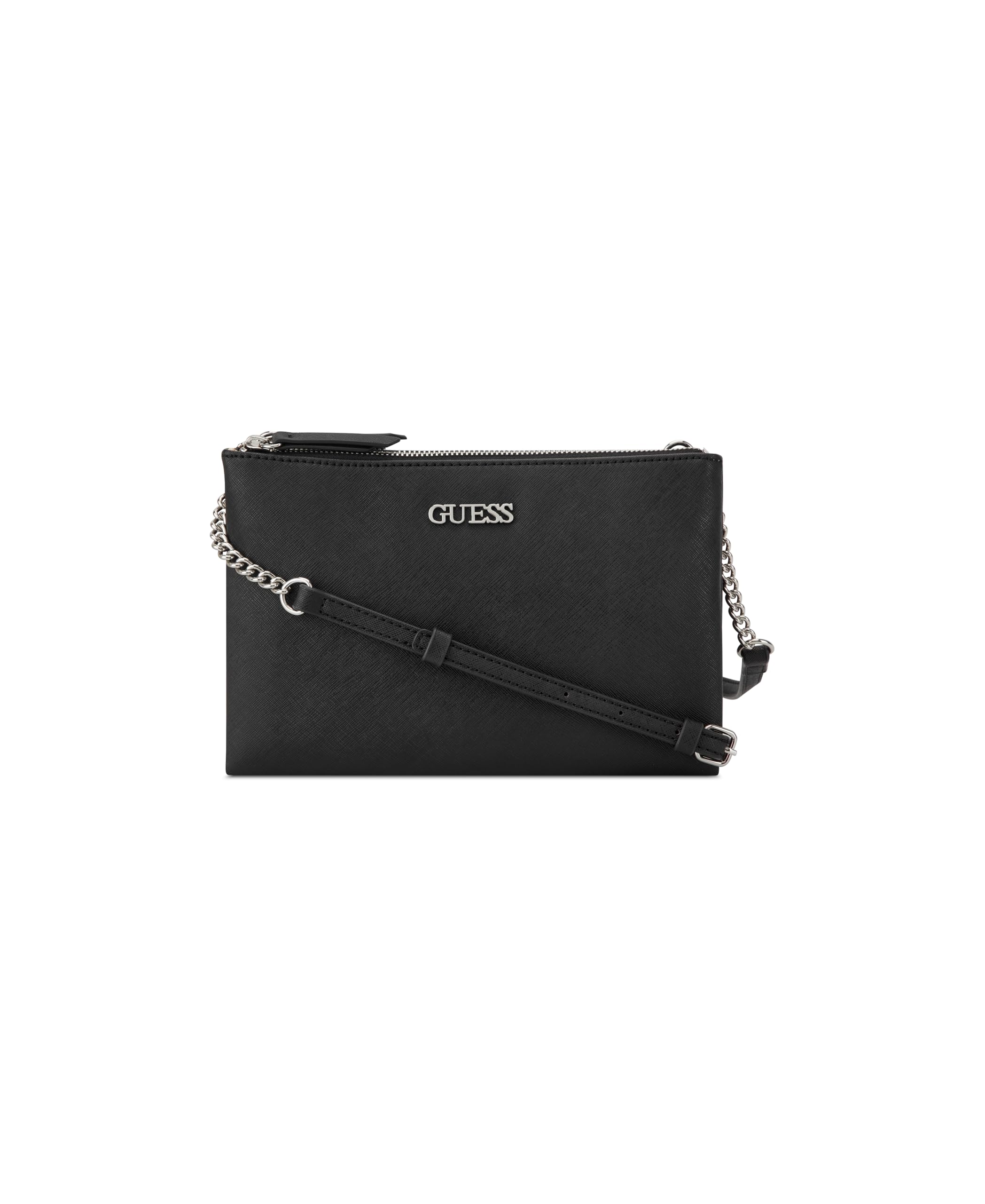 

Shoulder TIDEWOOD MINI DBL ZIP CROSSBDY BLA [Guess] Women s