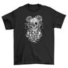 Koszulka 'Gothic_94'' Czaszka i Róże, Mrocznie Humorystyczna - 100% Bawełna, Wzór Unisex. Za