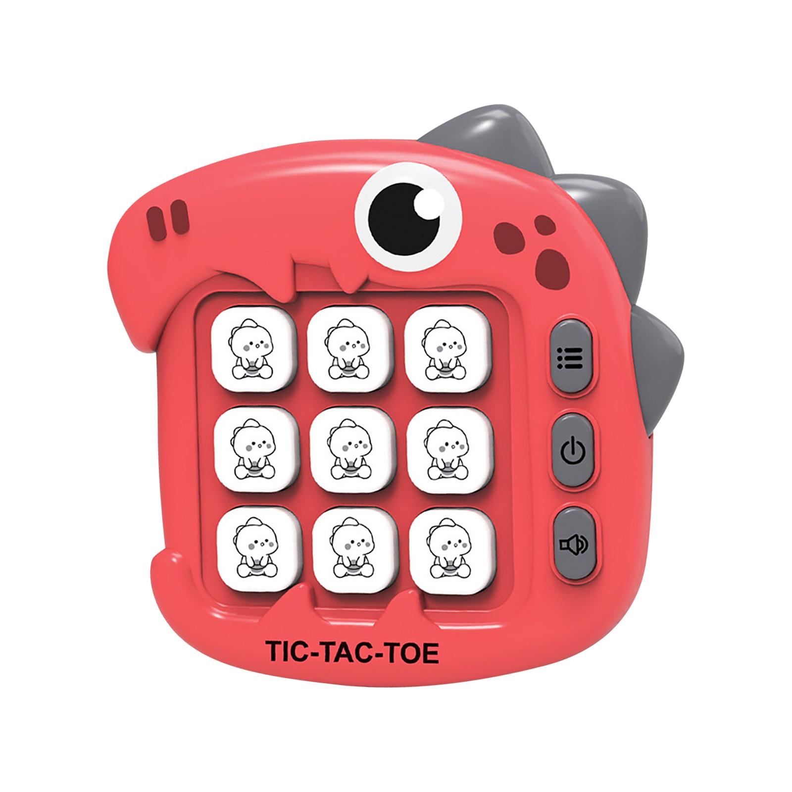 

Три в ряд крестики-нолики детская развивающая интерактивная настольная игра игрушки игровой автомат девятка One Size красный