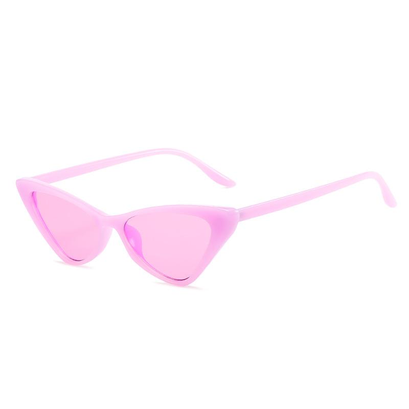 Cat'S Eye Pointed Sunglasses Trendy Small Frame Sunglasses Triangular Glasses