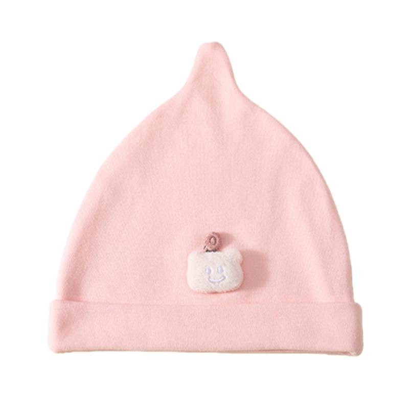 Newborns Nursery Hospital Hat Breathable Baby Beanies Hat Soft Caps Infant Baby Hats for Boys Girls Toddler 0-3 Month