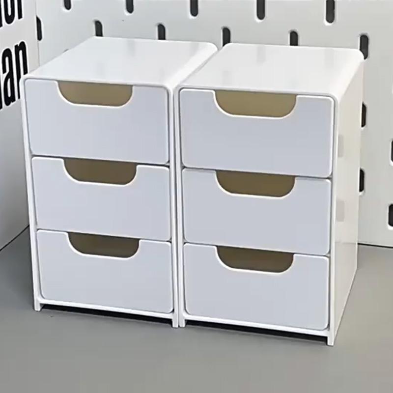Mini Desktop Storage Box Drawer Organizer for Jewelry Lipstick Makeup Cosmetics Small Storage Case Office Home Accessories