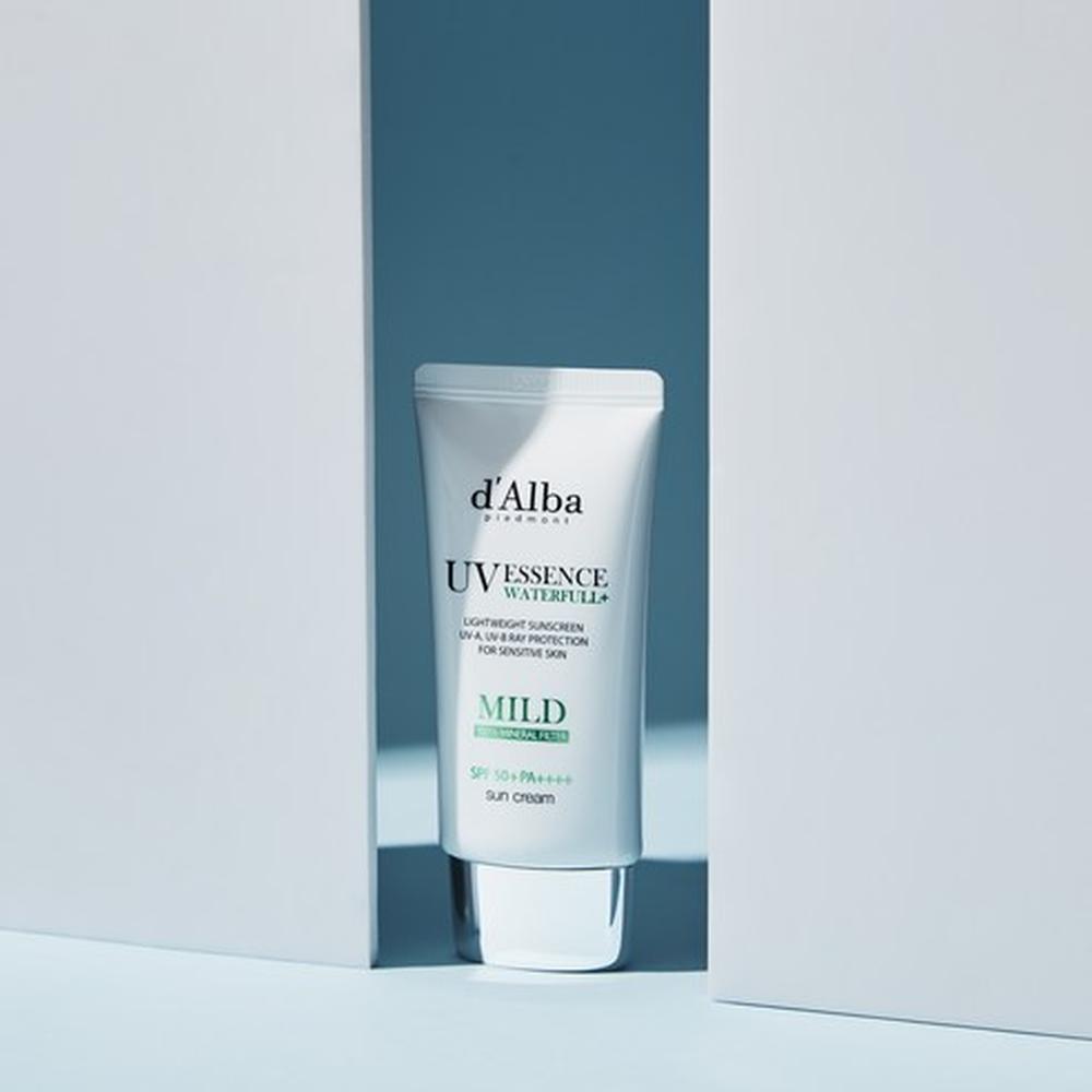 d'Alba Waterfull Mild Sunscreen SPF50+ PA++++ 50ml – Mild UV Protection, Sensitive Care, Korean