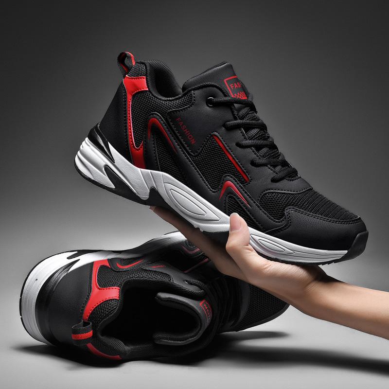Winter velvet cotton shoes leather travel shoes large size shoes sports warm running shoes
