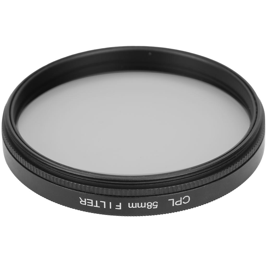 Junestar CPL Lens Filter DSLR Camera Polarizing Filter for Canon Nikon Sony Olympus Fuji58mm