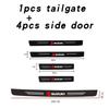 Accesorio de Coche Pegatina Protectora de Fibra de Carbono para Parachoques de Maletero de Coche para Suzuki Samurai S-Cross SX4 Swift XL-7 Liana Spresso Celerio
