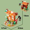 MOC Medieval Castle Building Blocks Set House Bedroom Table Furniture Kitchen Knight Witch Wizard Halloween Skeleton Brick Toys