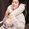 60x35cm Question Mark Plush Pillow Functional U Neck Pillow Stuffed Head Nap Support Creative Peluche Sofa Chair Decor